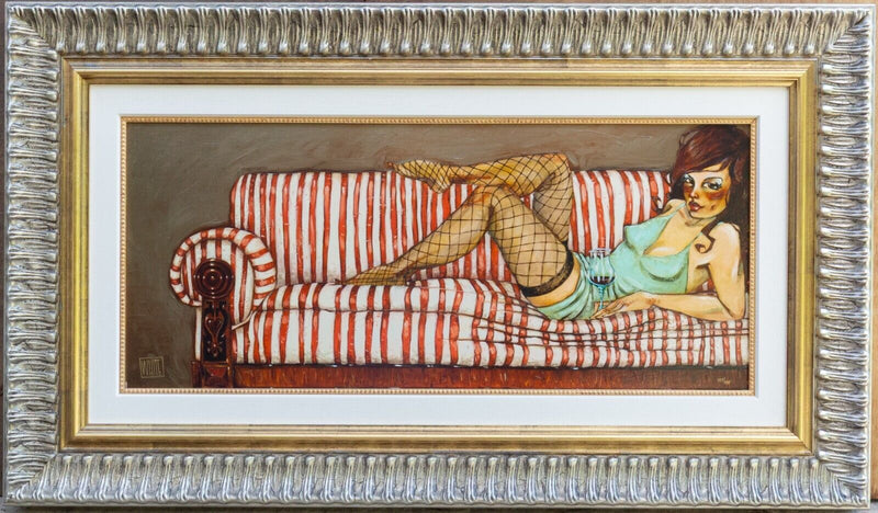 TODD WHITE, 'PEPPERMINT PATTY', LIMITED EDITION EMBELLISHED PRINT 127/135 & COA