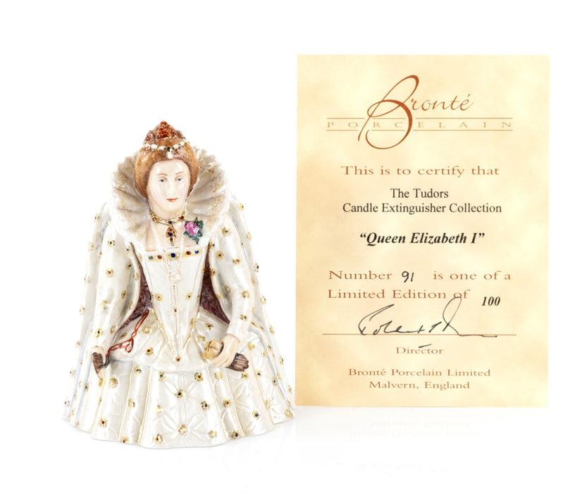 BRONTE - QUEEN ELIZABETH I LIMITED EDITION GOVIERS CANDLE SNUFFER & COA