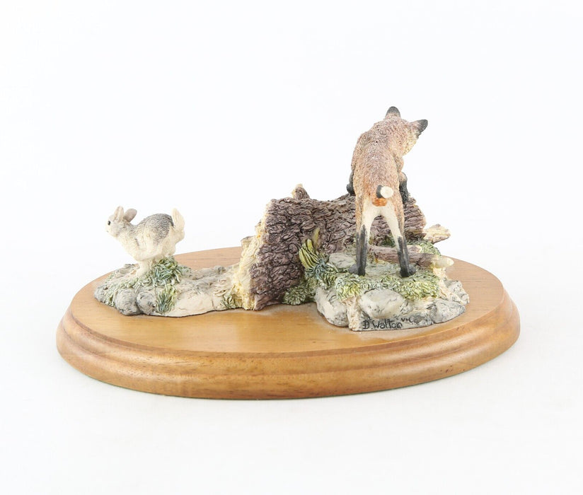 BORDER FINE ARTS 'OUT FOXED' FIGURE MODEL TABLEAU FT02, BOXED