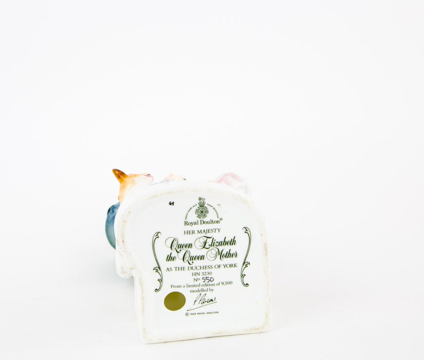 ROYAL DOULTON 'QUEEN ELIZABETH QUEEN MOTHER' LIMITED EDITION FIGURE HN3230 BOXED