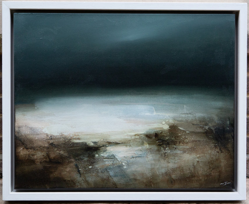 NEIL NELSON, 'SUBLIMINUS', ABSTRACT LANDSCAPE, ORIGINAL OIL PAINTING, SIGNED