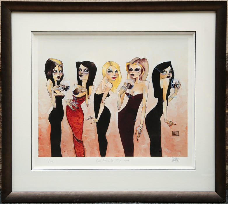 TODD WHITE, 'WHEN ANGELS SELL THEIR WINGS', LIMITED EDITION PRINT 255/295 SIGNED