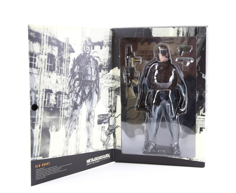 METAL GEAR SOLID 4 - MEDICOM TOYS 'OLD SNAKE' ACTION FIGURE, BOXED