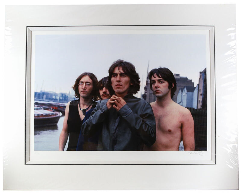 TOM MURRAY 'SCENE FROM THE THAMES II' LIMITED EDITION BEATLES PRINT SIGNED & COA