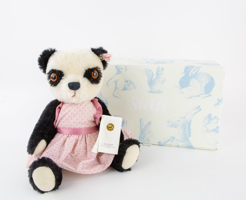 STEIFF 'SOO' SOOTY SHOW SUE LIMITED EDITION MOHAIR PANDA TEDDY BEAR TOY 664106 BOXED