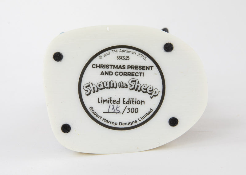 ROBERT HARROP 'CHRISTMAS PRESENT & CORRECT' SHAUN SHEEP WALLACE GROMIT SSCS15