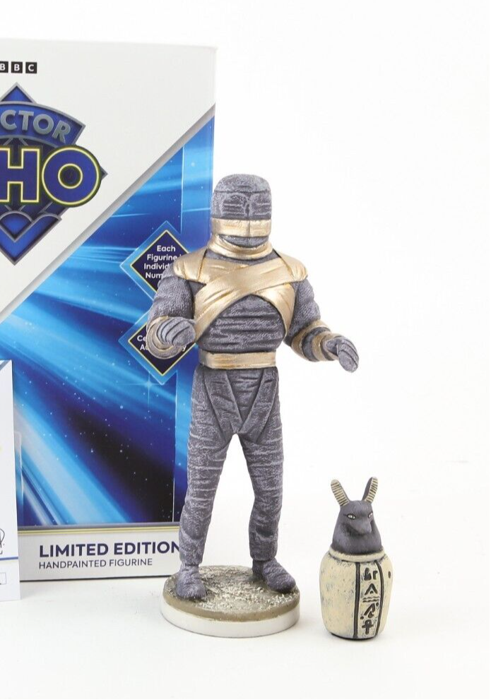 ROBERT HARROP 'MUMMY SERVICER ROBOT' DOCTOR WHO LIMITED EDITION FIGURE WHO59, BOXED