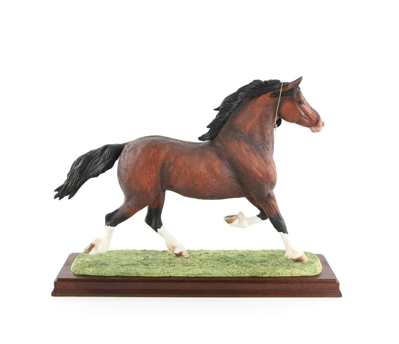 BORDER FINE ARTS 'WELSH COB' LARGE FIGURE MODEL TABLEAU B0135 49/150 & COA