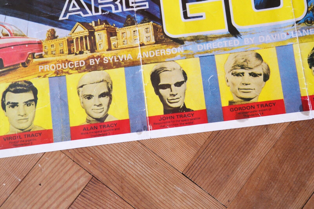 'THUNDERBIRDS ARE GO' - 1980's REPRINT FILM MOVIE CINEMA POSTER MEMORABILIA