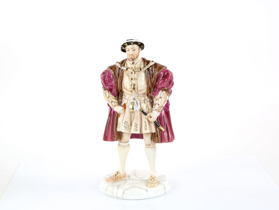 COALPORT 'HENRY VIII' LIMITED EDITION KING FIGURE MODEL, BOXED & COA