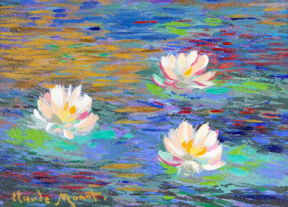 JOHN MYATT, 'GIVERNY REFLECTIONS II', CLAUDE MONET LIMITED EDITION PRINT, SIGNED