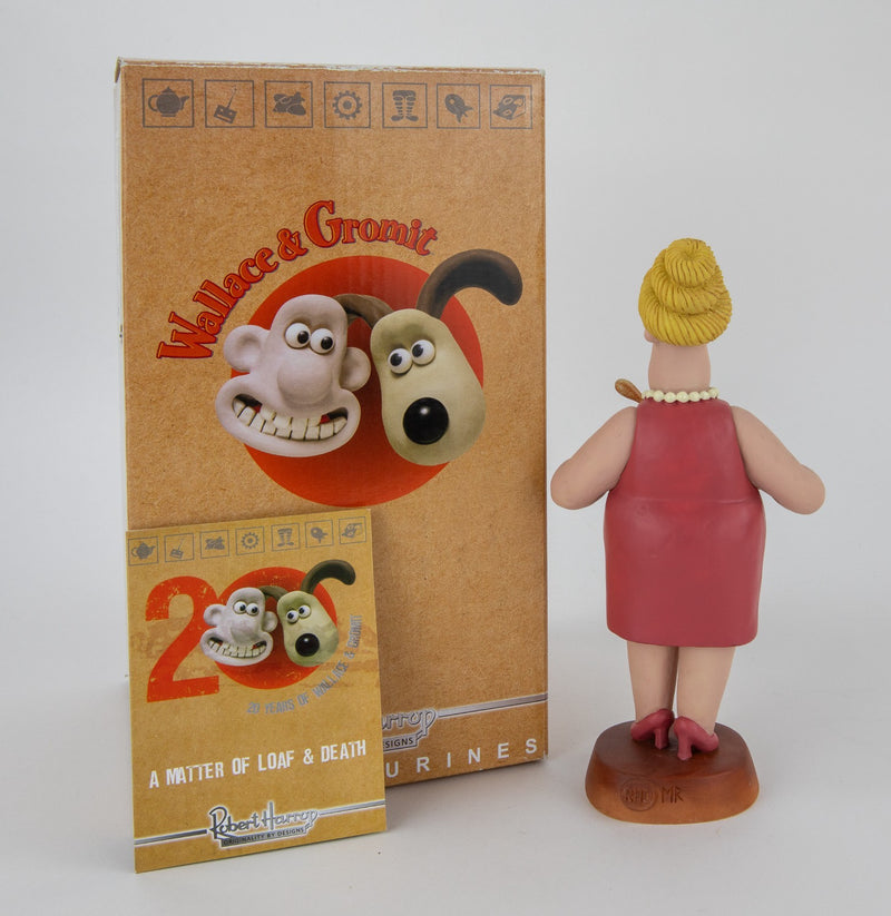 ROBERT HARROP 'PIELLA BAKEWELL' WALLACE & GROMIT FIGURE MODEL WG08, BOXED