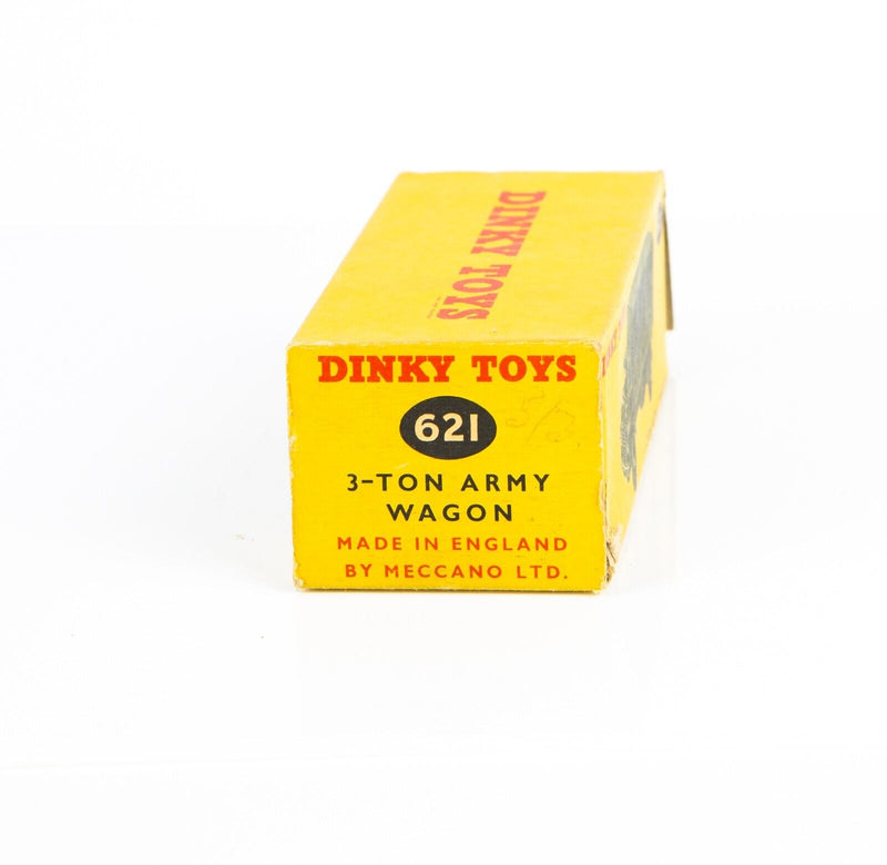 DINKY TOYS '3-TON ARMY WAGON' VINTAGE DIECAST MILITARY MODEL No. 621 BOXED