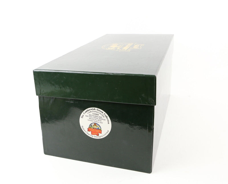 ROBERT HARROP 'CANAL BARGE MUSIC BOX' CAMBERWICK GREEN MR RUMPLING CGMB9, BOXED