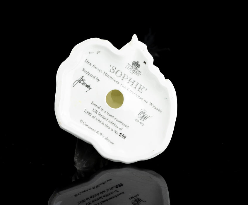 COALPORT 'SOPHIE, COUNTESS OF WESSEX' LIMITED EDITION ROYAL BRIDES FIGURE & COA