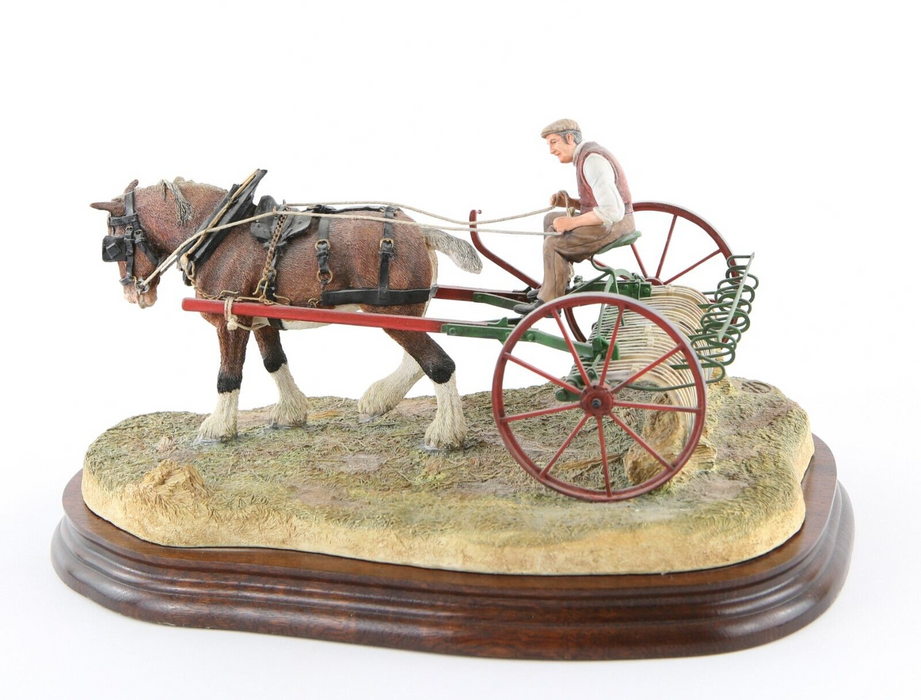 BORDER FINE ARTS 'LOOSE RAKING' FIGURE MODEL TABLEAU B0697 181/950 & COA