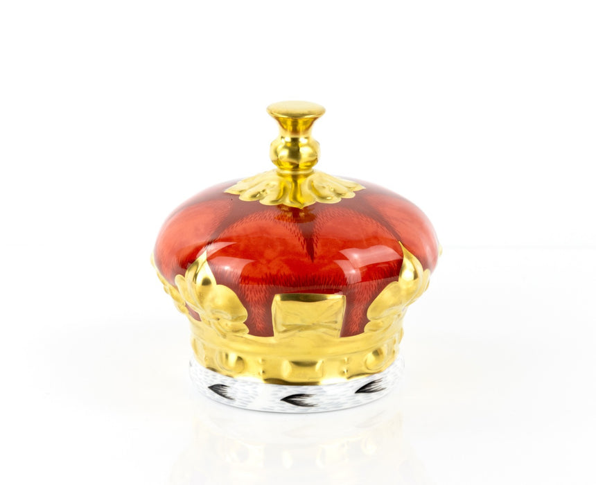 ROYAL CROWN DERBY - PRINCE WILLIAM & KATE MARRIAGE LIMITED EDITION PAPERWEIGHT