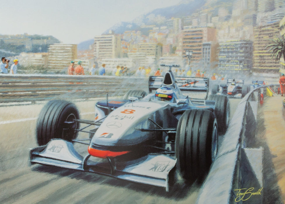 TONY SMITH, 'MIKA MAGIC', LIMITED EDITION F1 PRINT 66/495, SIGNED & COA