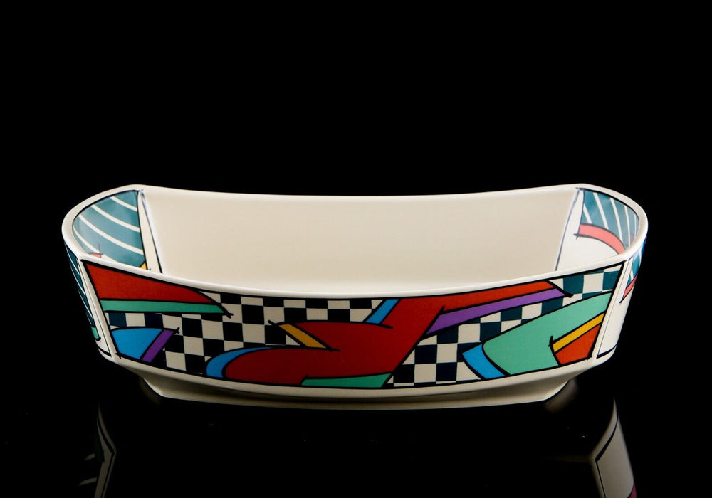 DOROTHY HAFNER, ROSENTHAL STUDIO LINE 'FLASH' OBLONG CASSEROLE DISH SERVING BOWL