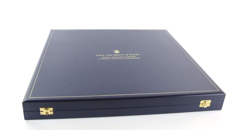KING CHARLES III / PRINCE OF WALES 'GREEK LANDSCAPE' SIGNED LIMITED EDITION PRINT 79/100