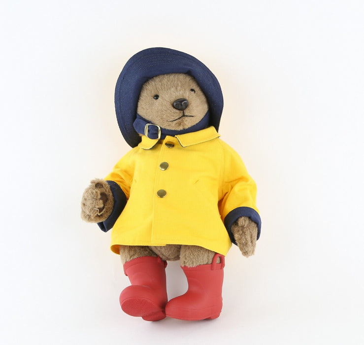 R JOHN WRIGHT - 'RAINY DAY PADDINGTON' LIMITED EDITION TEDDY BEAR, BOXED & COA