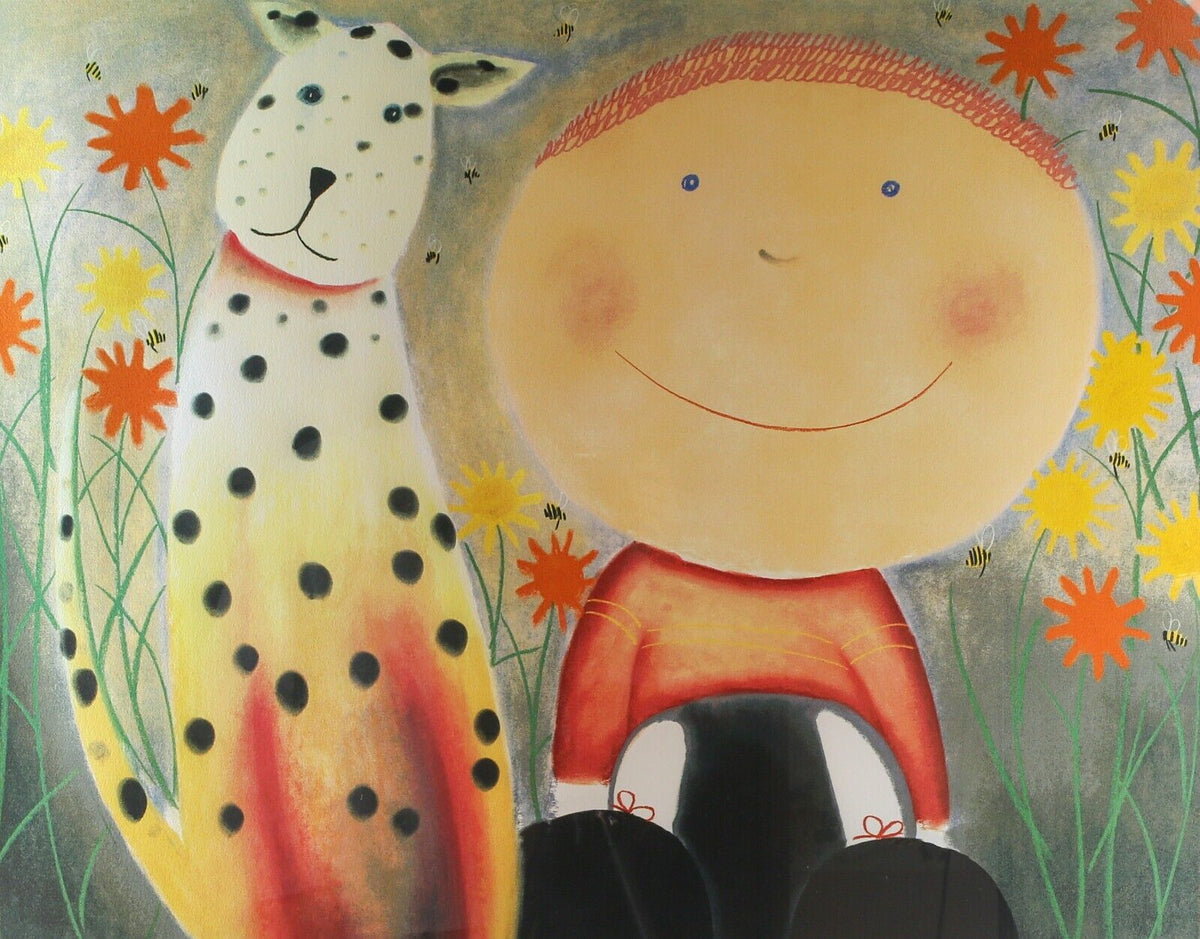 Mackenzie Thorpe, 'Bonnie And Clyde', Signed Limited Edition