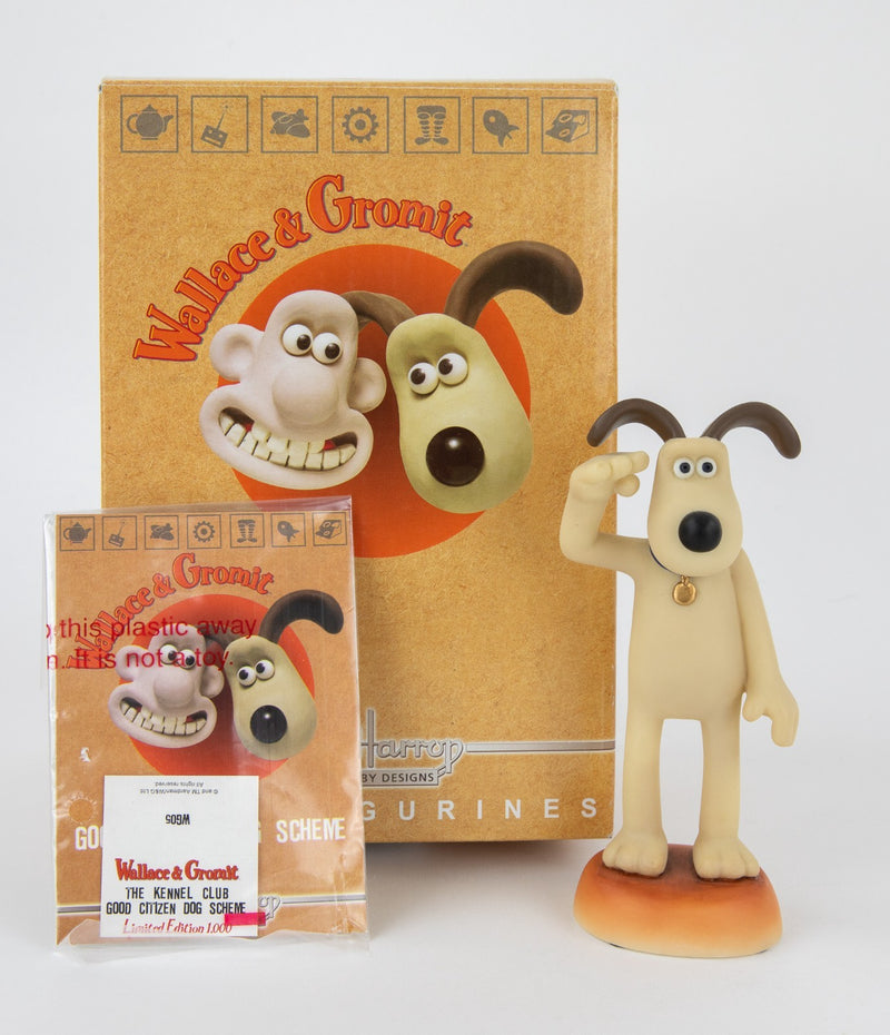 ROBERT HARROP 'KENNEL CLUB GOOD CITIZEN DOG' WALLACE & GROMIT FIGURE WG05, BOXED