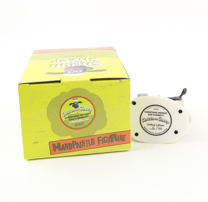 ROBERT HARROP 'CHRISTMAS PRESENT & CORRECT' SHAUN SHEEP WALLACE GROMIT SSCS15