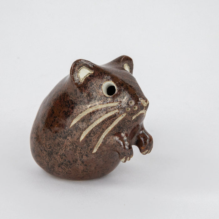 ROSEMARY WREN, OXSHOTT POTTERY - MOUSE, 1987 STUDIO ART FIGURE MODEL, SIGNED