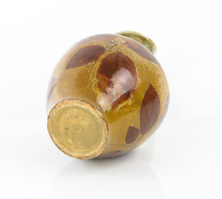 ROYAL DOULTON AUTUMN FOLIAGE LEAF PATTERN STONEWARE JUG 7571