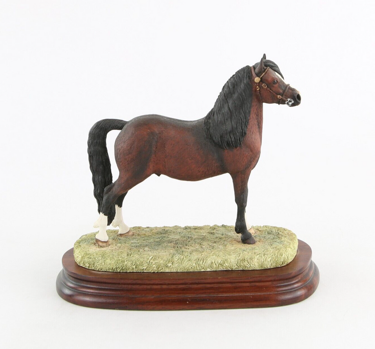 BORDER FINE ARTS 'WELSH MOUNTAIN PONY' SIGNED FIGURE MODEL B0534B 1103/1250 COA