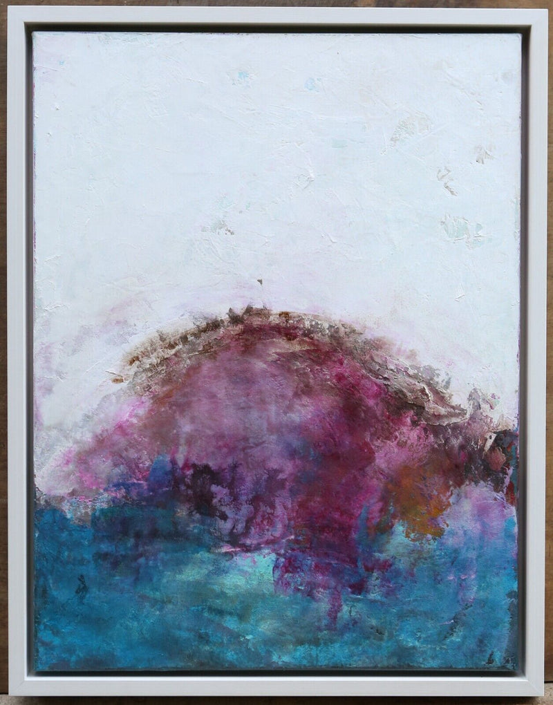 CARLA SEGARRA 'ENGULF' ABSTRACT LANDSCAPE, ORIGINAL OIL PAINTING, SIGNED
