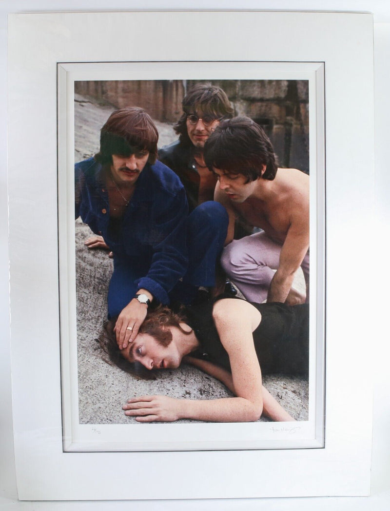 TOM MURRAY, 'UNTITLED II', LIMITED EDITION BEATLES MAD DAY OUT PRINT 26/195, SIGNED