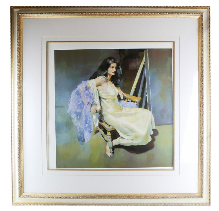 ROBERT LENKIEWICZ, 'ESTER SEATED', SILKSCREEN PRINT 11/475, SIGNED & COA