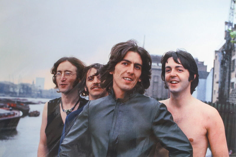 TOM MURRAY, 'SCENE FROM THE THAMES I', LIMITED EDITION BEATLES PRINT 26/195 SIGNED