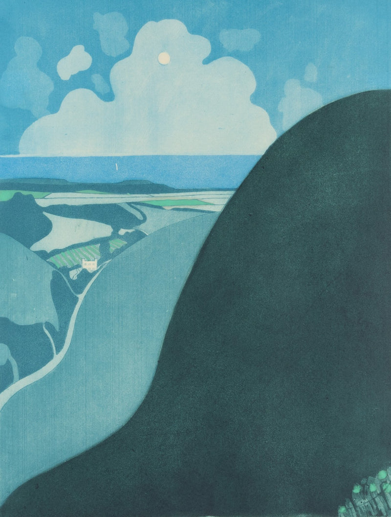 JOHN BRUNSDON, 'SLEEPING', LIMITED EDITION ETCHING AQUATINT PRINT 3/100, SIGNED