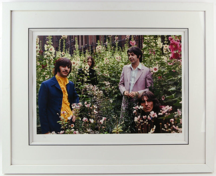 TOM MURRAY 'FLOWER POWER II' LIMITED EDITION BEATLES PRINT 193/195 SIGNED & COA