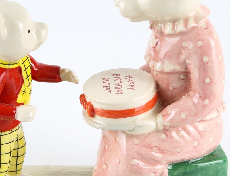 ROYAL DOULTON BESWICK 'HAPPY BIRTHDAY RUPERT' LIMITED EDITION CHARACTER FIGURE