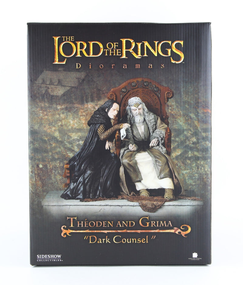 LORD OF THE RINGS - SIDESHOW 'THÉODEN AND GRIMA' MODEL 9717 221/500, BOXED