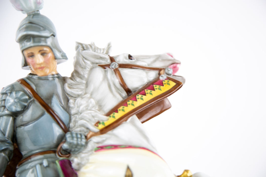 ROYAL DOULTON 'ST GEORGE AND THE DRAGON' RARE & LARGE PRESTIGE FIGURE HN2856