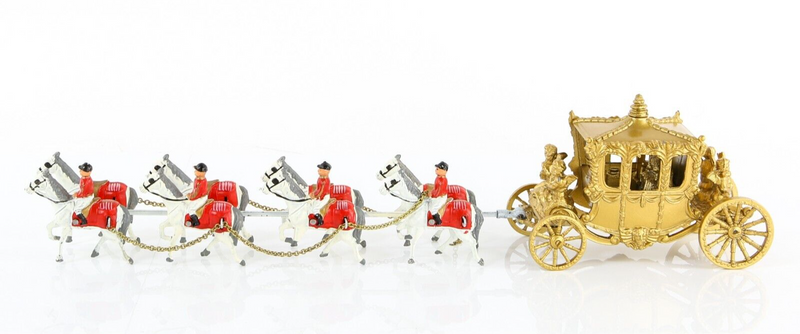 MOKO LESNEY MATCHBOX CORONATION COACH STATE ROAD LANDAU, KING & QUEEN, BOXED