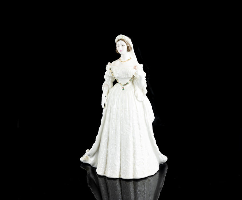 COALPORT 'VICTORIA - THE ROYAL BRIDE' LIMITED EDITION FIGURE MODEL & COA
