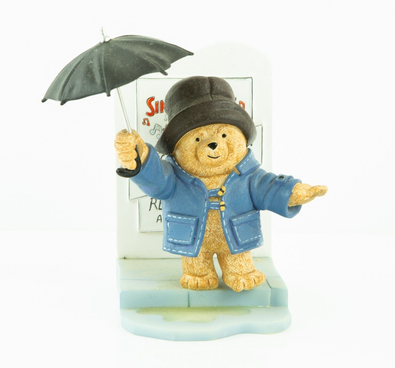 ROBERT HARROP 'SINGING IN THE RAIN' PADDINGTON BEAR FIGURE MODEL PB04