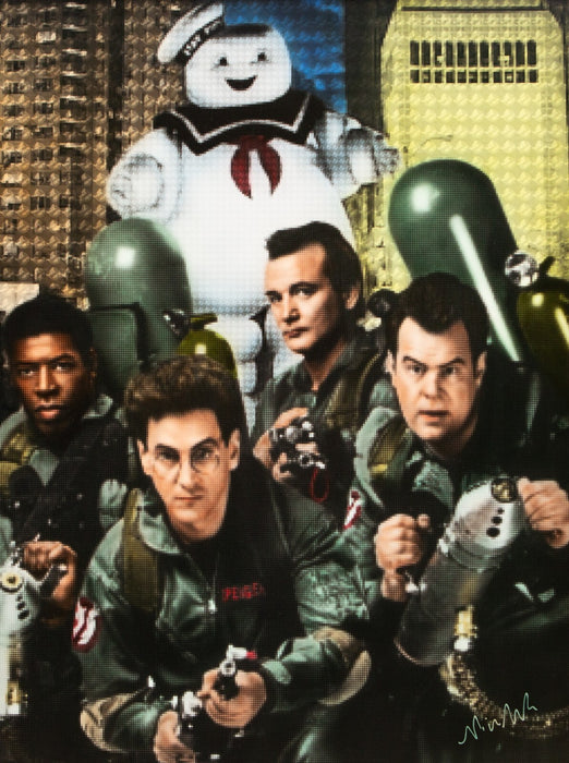 NICK HOLDSWORTH, 'GHOSTBUSTERS', LARGE ORIGINAL MIXED MEDIA, SIGNED