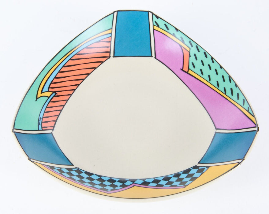 DOROTHY HAFNER FOR ROSENTHAL STUDIO LINE 'FLASH' RETRO TRIANGULAR SERVING BOWL