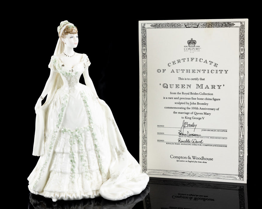 COALPORT 'QUEEN MARY' LIMITED EDITION ROYAL BRIDES FIGURE MODEL & COA
