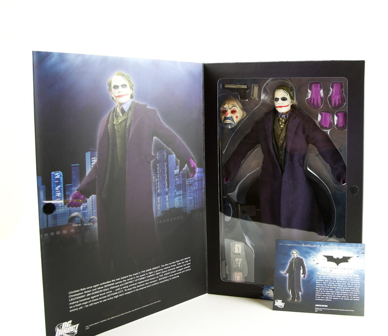 BATMAN, THE DARK KNIGHT - DC DIRECT JOKER 1:6 SCALE DELUXE COLLECTOR FIGURE, BOX