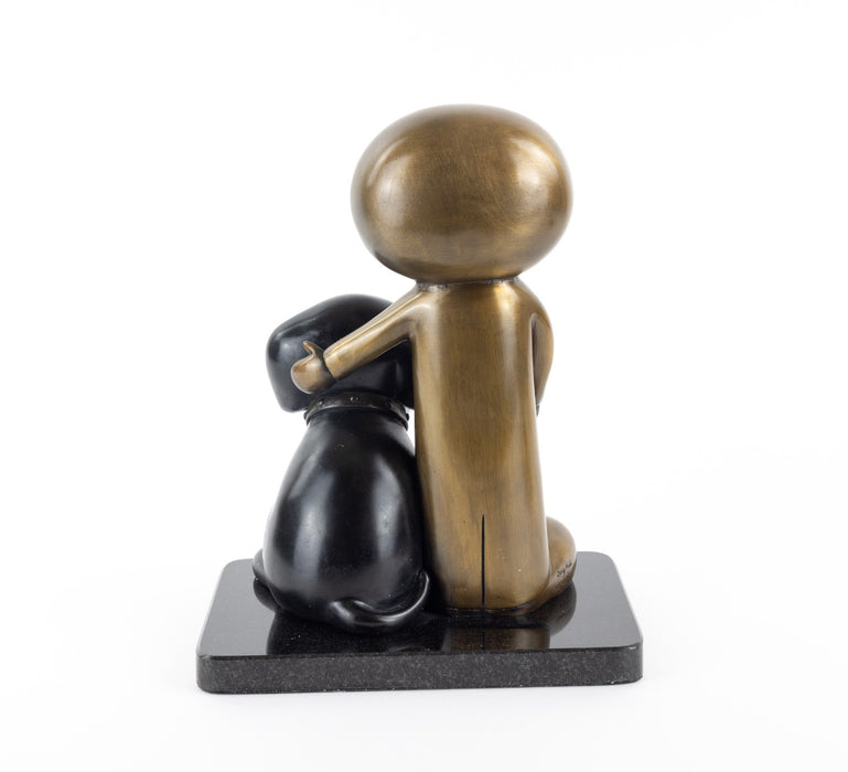 DOUG HYDE 'BEWARE OF THE DOG II' LIMITED EDITION BRONZE SCULPTURE 163/195