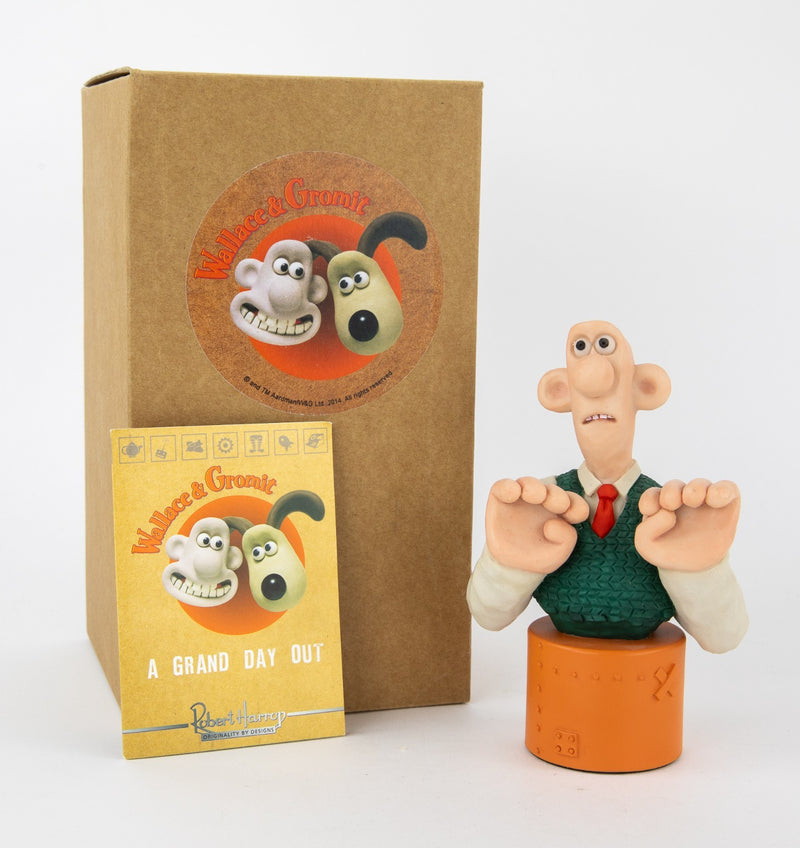 ROBERT HARROP 'NO CRACKERS GROMIT!' WALLACE & GROMIT FIGURE BUST WGHG01, BOXED