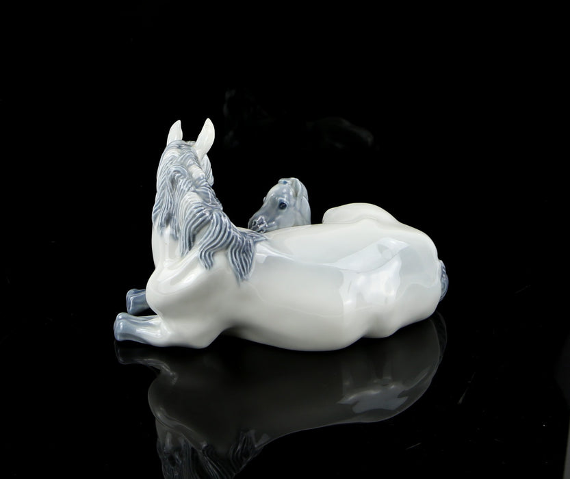 ROYAL COPENHAGEN 'MARE & FOAL' JEANNE GRUT HORSE FIGURE MODEL 4698